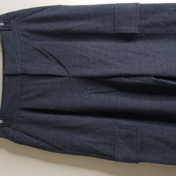 Women's High Rise Jogger Pants - A New Day Gray Plaid 2 - Picture 5 of 10